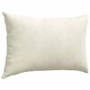 vidaXL Sofa Pillows 2 pcs Cream 60 x 40 cm Corduroy Fabric