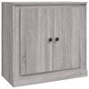 vidaXL Sideboards 3 pcs Grey Sonoma Engineered Wood