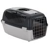 vidaXL Pet Carrier Grey and Black 61x40x38 cm PP