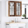 vidaXL Hanging Cabinet Old Wood 80 x 31 x 80 cm Engineered Wood