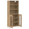 vidaXL Highboard 2 pcs Artisan Oak Engineered Wood