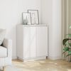 vidaXL Sideboard White 60x34x75 cm Solid Wood Pine