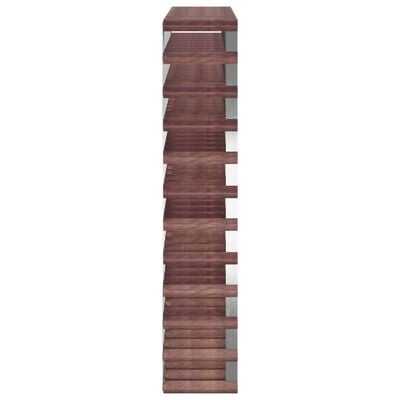 vidaXL Wine Rack for 120 Bottles Brown Solid Wood Pine