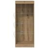 vidaXL LED Sideboard Artisan Oak 41 x 37 x 100 cm Engineered Wood