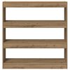 vidaXL Book Cabinet Artisan oak 100 x 30 x 103 cm Engineered Wood