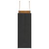vidaXL Paper Bags 50 pcs with Handles Black 21x11x28 cm