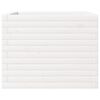 vidaXL Garden Planter White 60x60x46 cm Solid Wood Pine