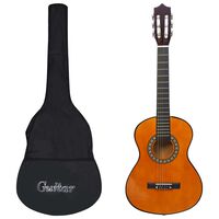 vidaXL Classical Guitar for Beginner and Kid with Bag 1/2 34"