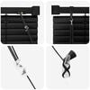 vidaXL Venetian Blind Black 150 x 80 cm PVC