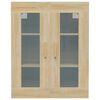 vidaXL Hanging Wall Cabinet Sonoma Oak 69.5x34x90 cm