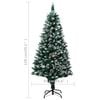 vidaXL Artificial Christmas Tree with LEDs&Ball Set&Pine Cones 180 cm