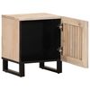 vidaXL Bedside Cabinet 40x34x46 cm Solid Wood Bleached Mango