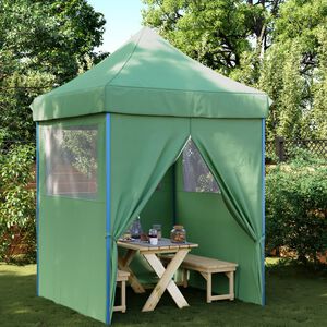 vidaXL Party Tent Green Oxford Fabric