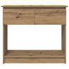 vidaXL Console Table with Drawers Artisan Oak 85.5x38.5x74.5 cm