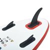 vidaXL Stand Up Paddle Board Set SUP Surfboard Inflatable Red and White