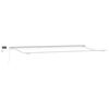 vidaXL Awning Frame with LED Strip Lights White 600 x 300 cm Aluminium
