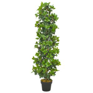 vidaXL Artificial Plant Laurel Tree with Pot Green 150 cm