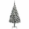 vidaXL Artificial Christmas Tree with 300 LEDs with Stand White 180 cm