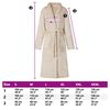 vidaXL Bathrobe without Hood Beige XL Flannel