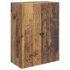 vidaXL Wall-Mounted Cabinet Old Wood 66 x 34.5 x 90 cm Engineered Wood