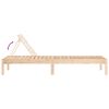 vidaXL Sun Lounger 199.5x60x74 cm Solid Wood Pine