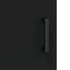 vidaXL Highboard Black 34.5x34x180 cm Engineered Wood