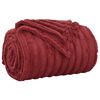 vidaXL Throw Blankets 6 pcs Bordeaux Red 240 x 220 cm Fleece