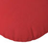vidaXL Seat Cushions 2 pcs Red Ø30 x 13 cm Fabric