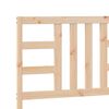 vidaXL Bed Headboard 206x4x100 cm Solid Wood Pine