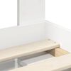 vidaXL Bed Frame with Headboard White 120 x 190 cm Solid Pine Wood