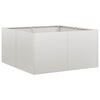 vidaXL Planter 80x80x40 cm Stainless Steel