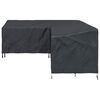 vidaXL Furniture Cover Black 260 x 210 x 80 cm 420D Oxford Fbric