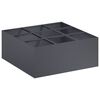 vidaXL Garden Planter Anthracite 100 x 100 x 30 cm Cold-rolled Steel