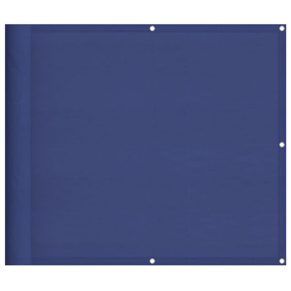 vidaXL Balcony Screen Blue 90x800 cm 100% Polyester Oxford