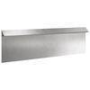 vidaXL Snail Fence 100 x 3.5 x 25 cm Stainless Steel Silver