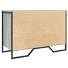 vidaXL Shoe Cabinet Grey Sonoma 90x38x61.5 cm Engineered Wood