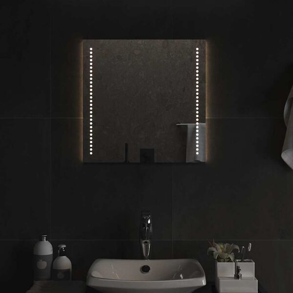 vidaXL LED Bathroom Mirror 50x50 cm