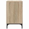 vidaXL Bedside Table Sonoma oak 63.5 x 36 x 61 cm Engineered wood