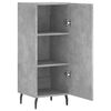 vidaXL Sideboard Concrete Grey 34.5x34x90 cm Engineered Wood