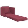 vidaXL Sofa Bed Wine Red 74 x 77 x 81 cm Velvet