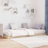 vidaXL Floor Bed Frame Sonoma 100 x 200 cm Engineered Wood