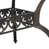 vidaXL Garden Table Bronze 150x90x72 cm Cast Aluminium