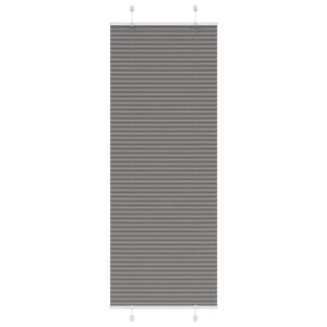 vidaXL Pleated Blind Anthracite 75x200 cm Fabric Width 74.4 cm Polyester