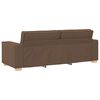 vidaXL Sofa Brown 220 x 78 x 84 cm Fabric