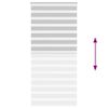 vidaXL Zebra Blind Light Grey 105x230 cm Fabric Width 100.9 cm Polyester