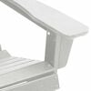 vidaXL Adirondack Chair White 82 x 74 x 92 cm HDPE