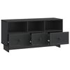 vidaXL TV Cabinet with Drawer Black 102 x 34.5 x 50 cm Engineered Wood