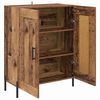 vidaXL Sideboard Old Wood 69.5 x 34 x 90 cm Engineered Wood and Iron