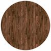vidaXL Table Top &Oslash; 90 x 4 cm Round Solid Oak Wood Dark Brown