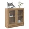 vidaXL Book Cabinet Artisan Oak 82.5x30.5x80 cm Engineered Wood